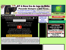 Tablet Screenshot of ganharnobicho.com